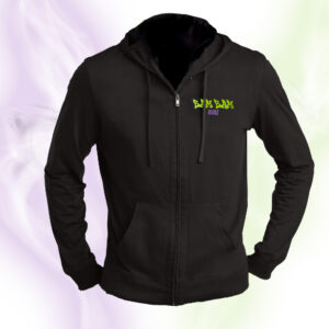 BamBamBudz Special USA Tour Graffiti Style Full-Zip Hoodie - Green Logo