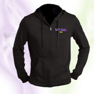 BamBamBudz Special USA Tour Graffiti Style Full-Zip Hoodie - Purple Logo