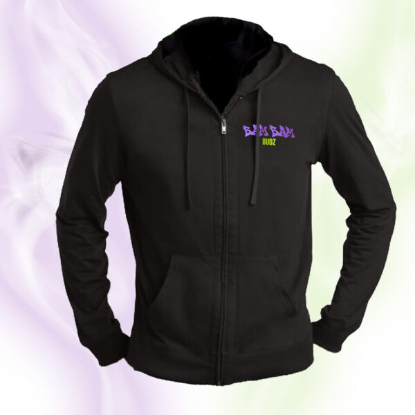 BamBamBudz Special USA Tour Graffiti Style Full-Zip Hoodie - Purple Logo